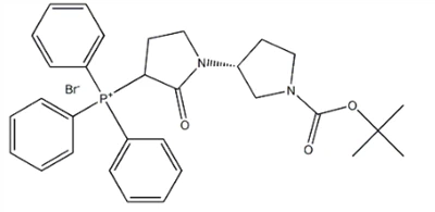 CAS:376653-42-8 ホスホニウム、[(3'R)-1'-[(1,1-ジメチルエトキシ)カルボニル]-2-オキソ[1,3'-ビピロリジン]-3-イル]トリフェニル-、臭化物